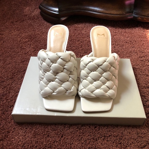 Marc Fisher Leather Ivory Sandals - Picture 3 of 6